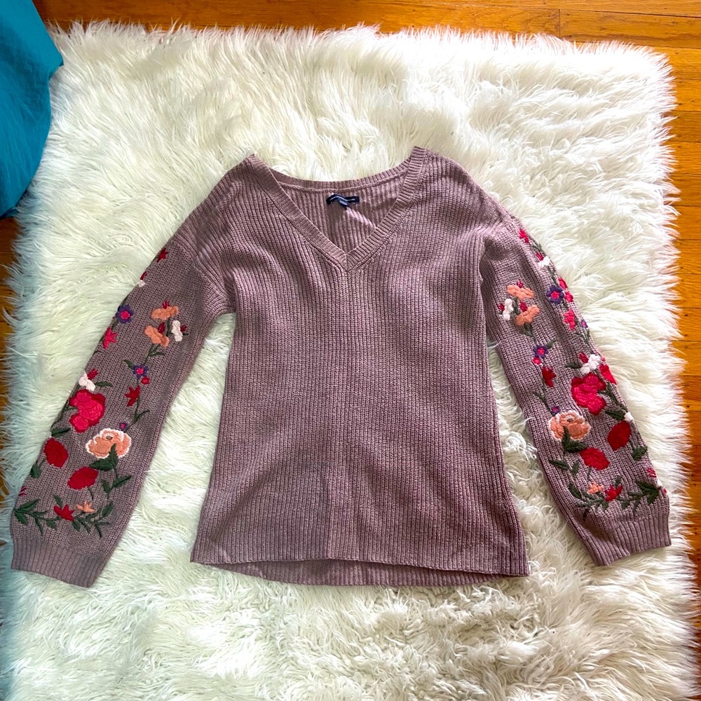 Bell sleeve sweater top